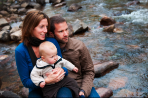 Jayson, his wife Ellen and their son Lucian